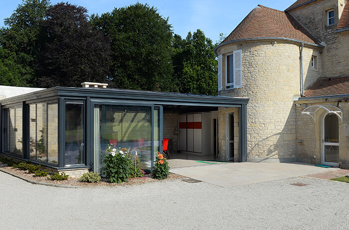 Véranda Orangerie château 